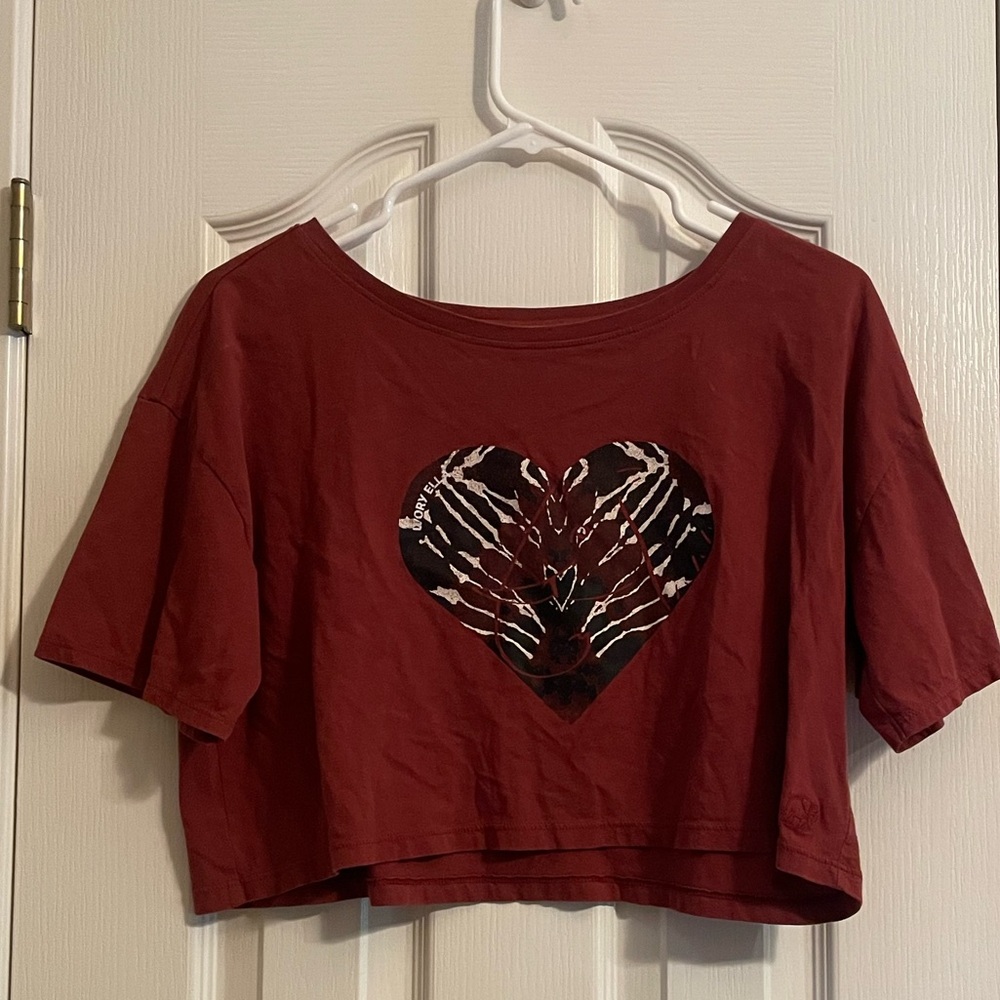 Ivory Ella Cropped Tee